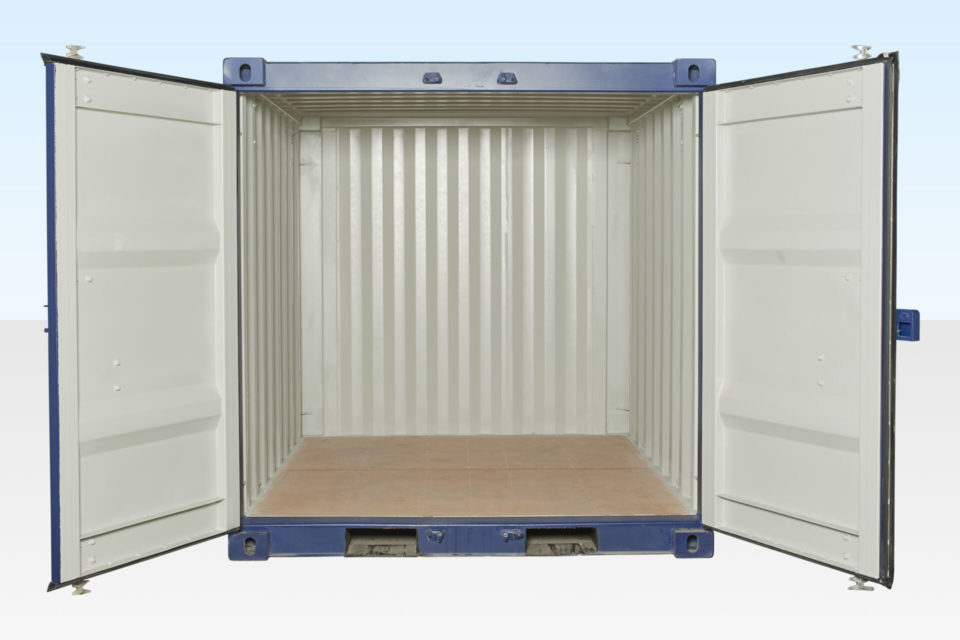 8ft Container for Hire. Doors Open.
