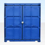 10ft Bunded Storage Container for Sale. End Doors Closed.