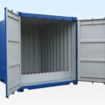 For Sale - 10ft Bunded Chemical Storage Container. Raised Floor. Doors Open
