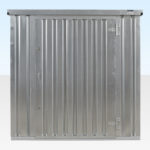 Small Flat Pack Storage Container. 2m Galvanised