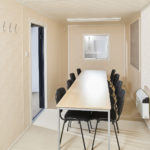 Portable Office / Meeting Room Cabin - Internal View