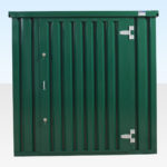 Secure Closed Door on 3m Flat Pack Storage Container