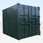 Used 10ft Shipping Container for Sale. Side Profile.