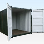 10ft Shipping Container. Doors Open.