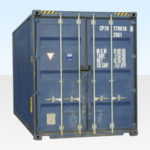 Used 20ft High Cube Shipping Container for Sale. Doors Closed.