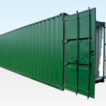 30ft Cut Down Shipping Container. Doors Open.