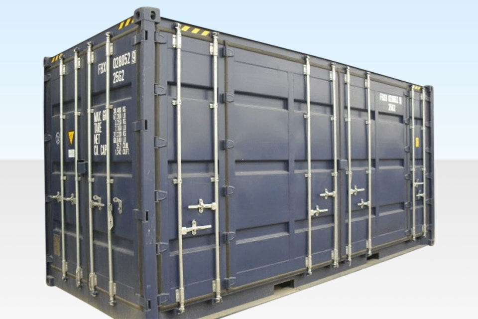 High Cube, Open Sided Shipping Container