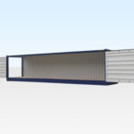 For Sale - 40ft Open-Sided High Cube Shipping Container. Side and End Doors Open.