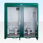 Double Site Toilet for Sale (Green RAL6005)