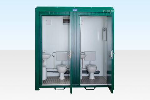 Double Site Toilet for Sale (Green RAL6005)