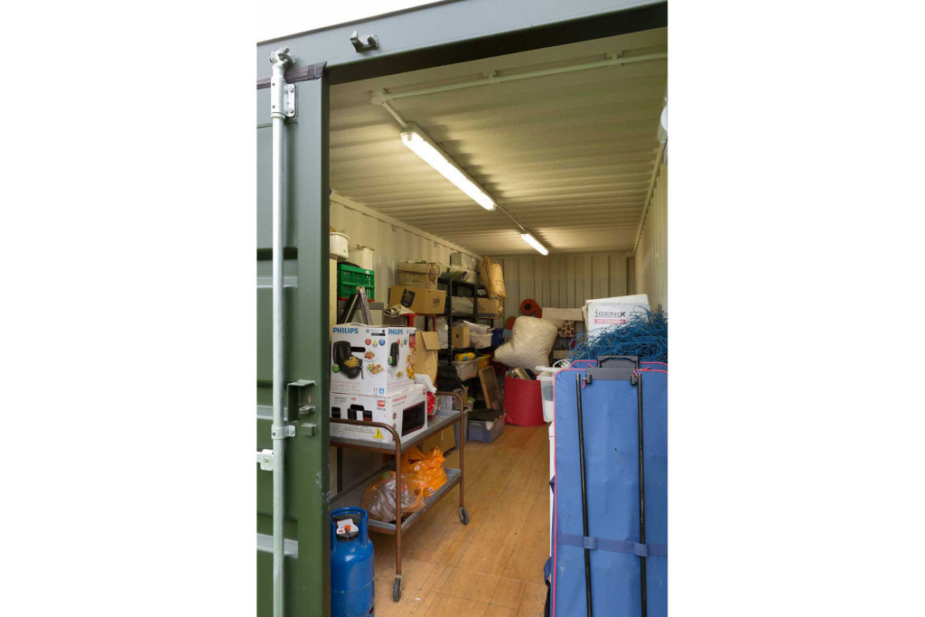 Shipping container for Great Barton primary school