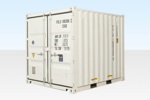 New 10ft Shipping Container - White