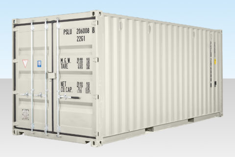20ft White Shipping Container for Sale