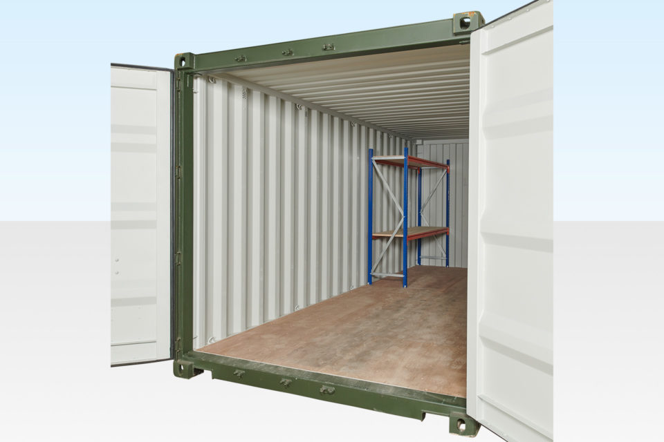 Single Bay Container Racking