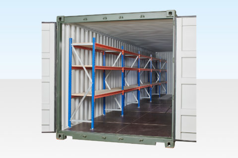 Racking for a 40ft Container 3-Tier
