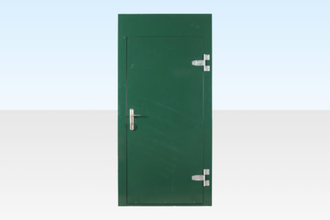 Extra door panel for flat pack office cabin