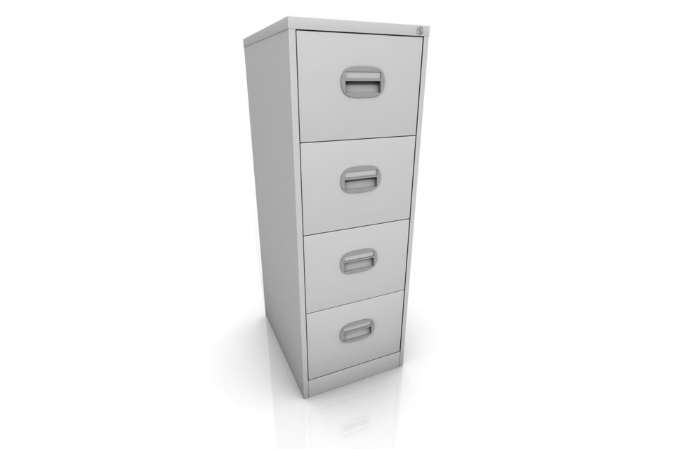 4 Drawer Metal Filing Cabinet