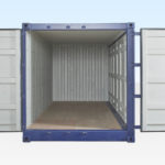 Open Sided Container showing end doors open