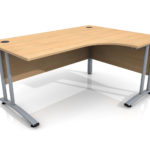 Right Hand Curve Desk for Site Office cabin