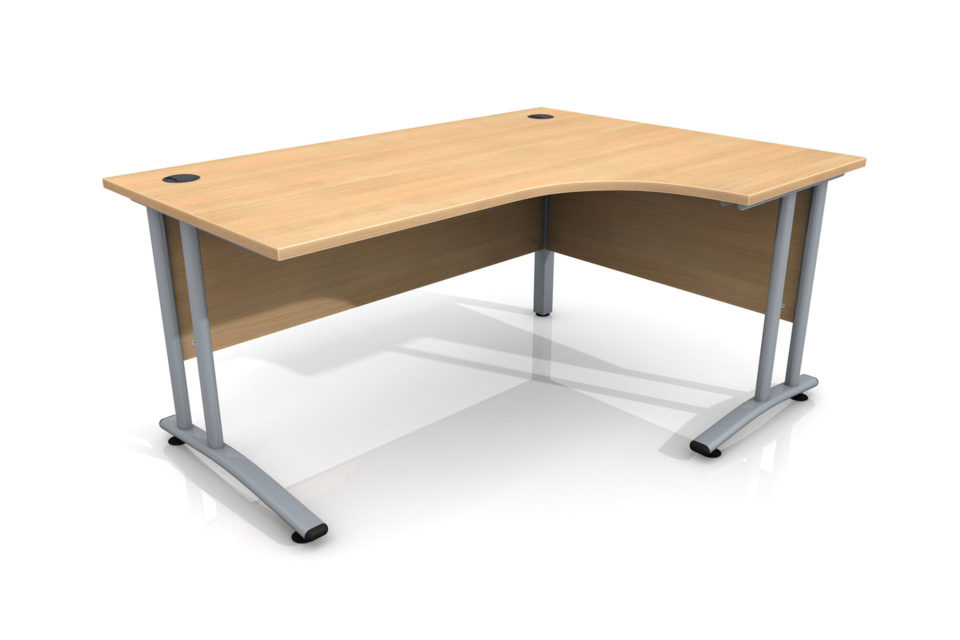 Right Hand Curve Desk for Site Office cabin