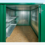 Shelving for 4m Flat Pack Container Single Side 2 Tier