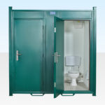 Steel AV Toilet - One Door Open