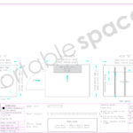 Drawing - shelving on one side of 3m flat pack container