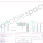 Layout Drawing - 3m flat pack shelving one-side and rear single tier