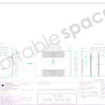 Diagram - shelving on both sides of a 3m store