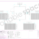 Layout Drawing Side Linked 4m Flat Pack Store